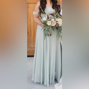 Dessy Collection Willow Off-shoulder Formal Dress